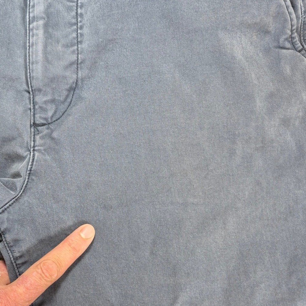 Flint and Tinder 365 Chino Shorts Mens 33 Navy Blue Cotton Stretch Huckberry - Picture 8 of 9
